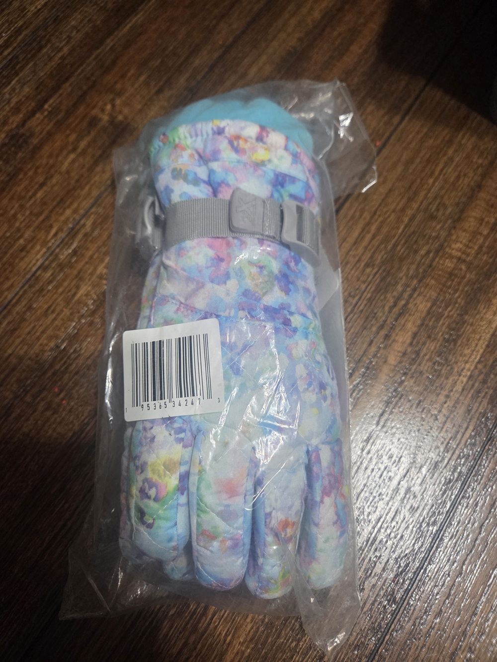 Kohl's Kids Pastel Floral Winter Mittens - Blue, Purple, Pink